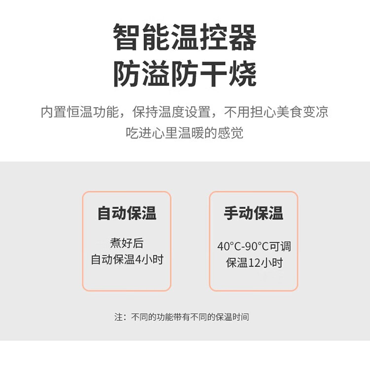 利仁（Liven）养生壶 电炖锅 电火锅 燕窝炖盅 电煮锅 婴儿煮粥锅熬粥YSG-D2003