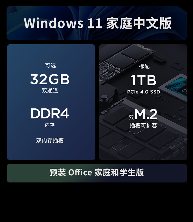 联想（Lenovo）商用办公家用电脑小新Mini-01IRH i7-13700H-32G-1TSS/W11集成单主机