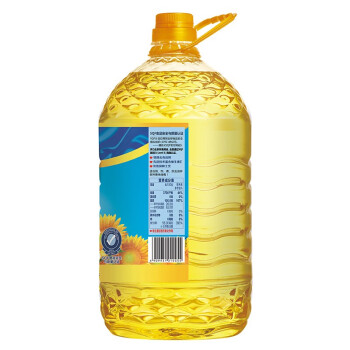 多力 葵花籽油5L/桶 科学压榨一级 葵花籽油