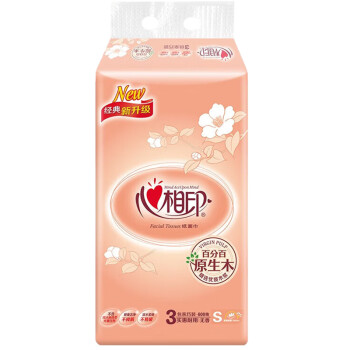 心相印经典系列120抽三层塑装纸面巾 4包/提 DT24200