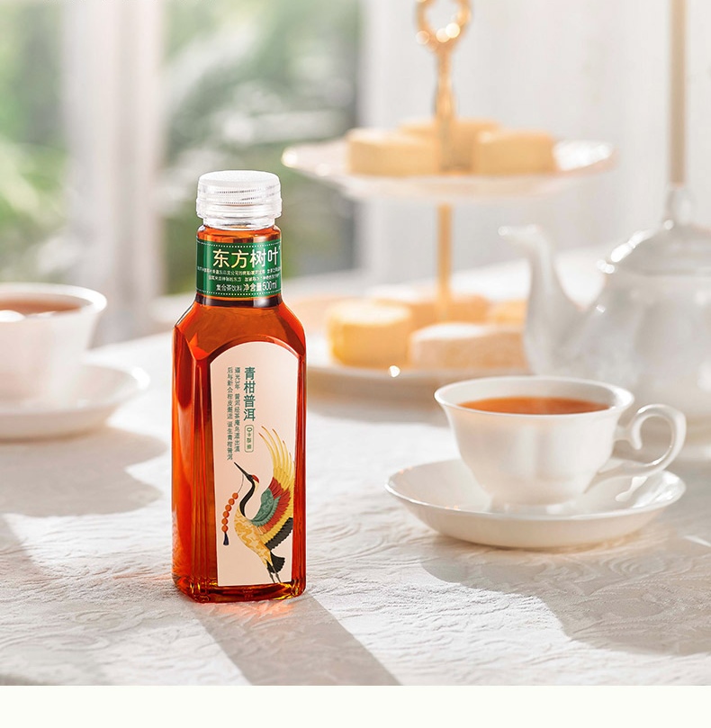 农夫山泉东方树叶青柑普洱 茶饮料 整箱装 500ml*15瓶
