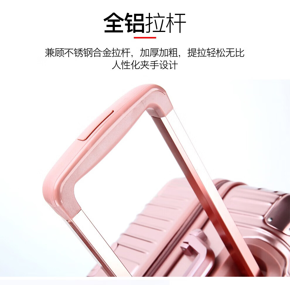 礼想之光（DREAMGIFT）时尚商务拉链款旅行行李箱 20吋 银色 DG1521