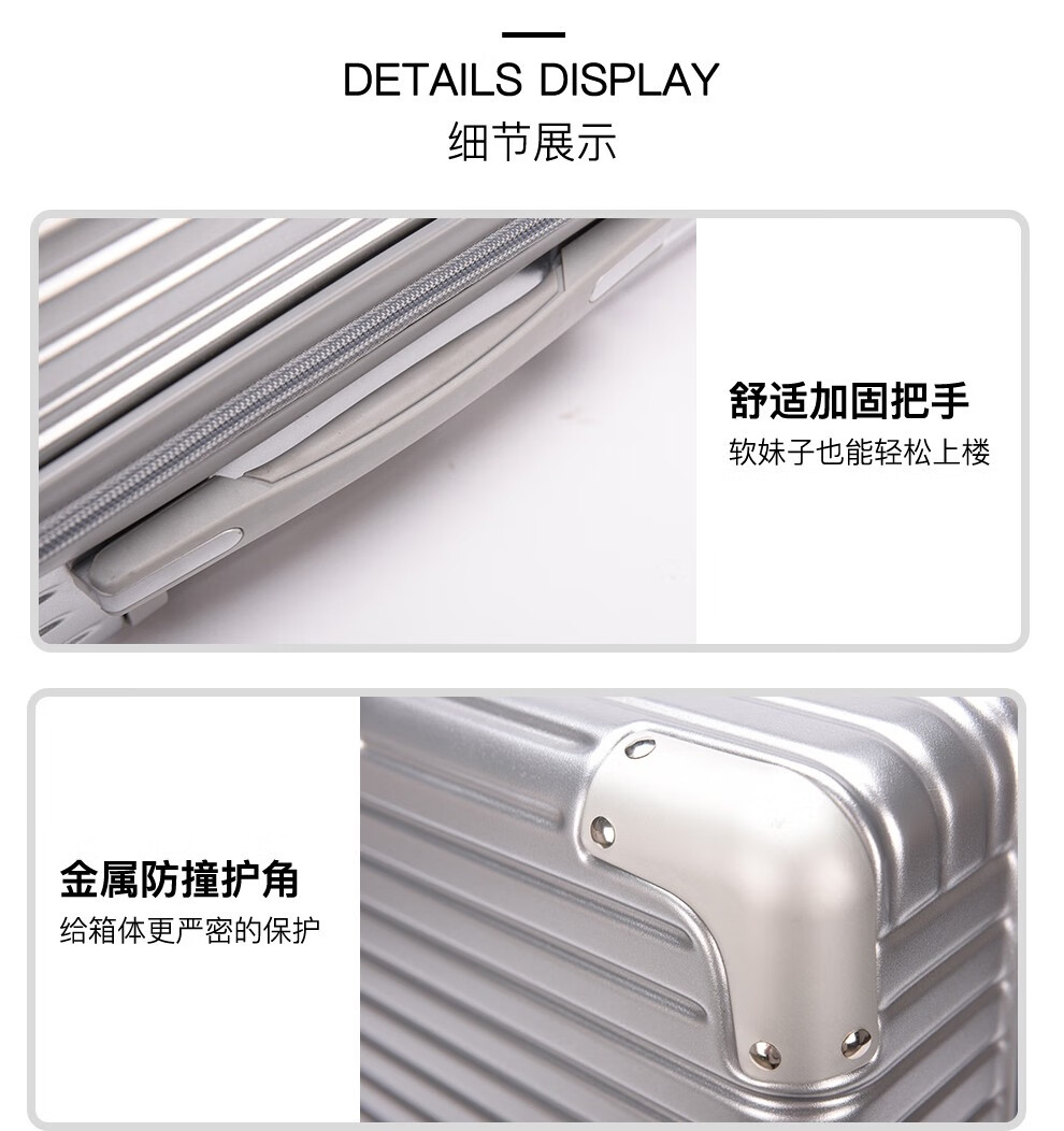 礼想之光（DREAMGIFT）商务旅行箱 万向轮拉杆箱 18吋登机箱 黑色 DG1699