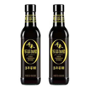 千禾窑醋3年调味家庭装500ml*2