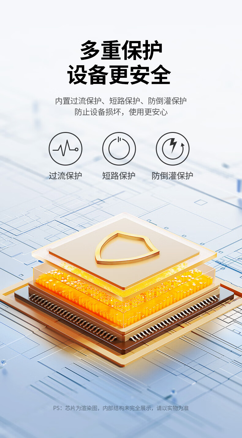 绿联（UGREEN）30374台式机笔记本扩展坞一拖七多接口转换器 USB分线器 高速拓展7口2.0HUB集线器 (1米)