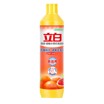 立白家用洗涤灵 轻松去油腻 西柚小苏打洗洁精408g