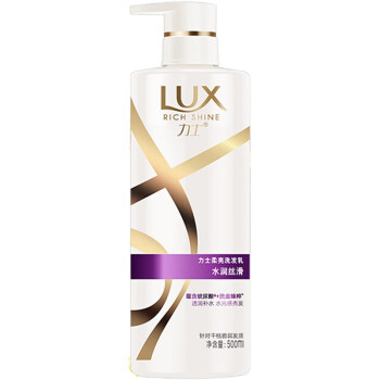 LUX柔亮洗发乳 玻尿酸大白瓶 干燥毛糙暗哑受损 水润丝滑500ml