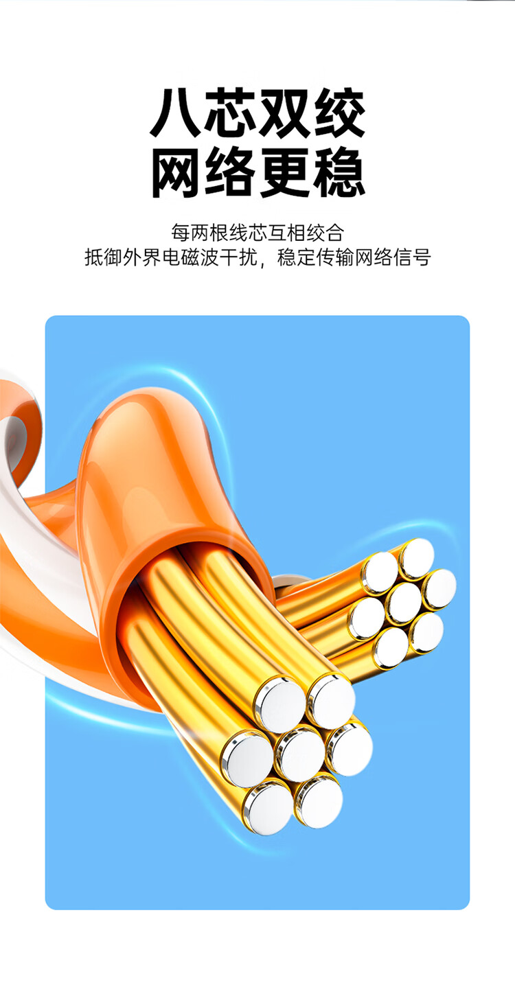 山泽(SAMZHE)超五类网线 CAT5e类高速千兆网线 工程/宽带电脑家用连接跳线 成品网线 黑色 SH-1150 15米