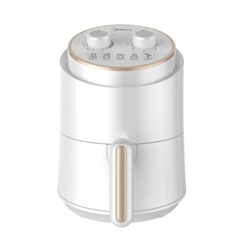 美的（Midea）空气炸锅1.5L旋钮双控空气炸锅家用空气炸锅 MF-ZY1501白色