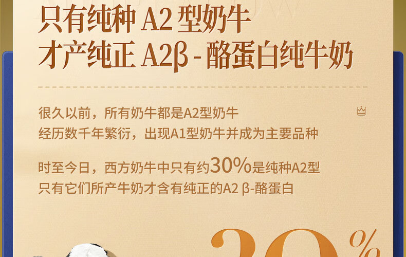 认养一头牛 A2β-酪蛋白高端纯牛奶 员工福利 企业内购250ml * 10盒*2提