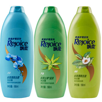 飘柔适合中性和油性发质 日常护理双效清爽去屑洗发露170ML