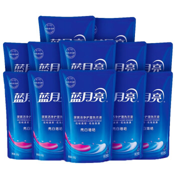 蓝月亮亮白增艳洗衣液薰衣草香型500g*12袋 整箱装