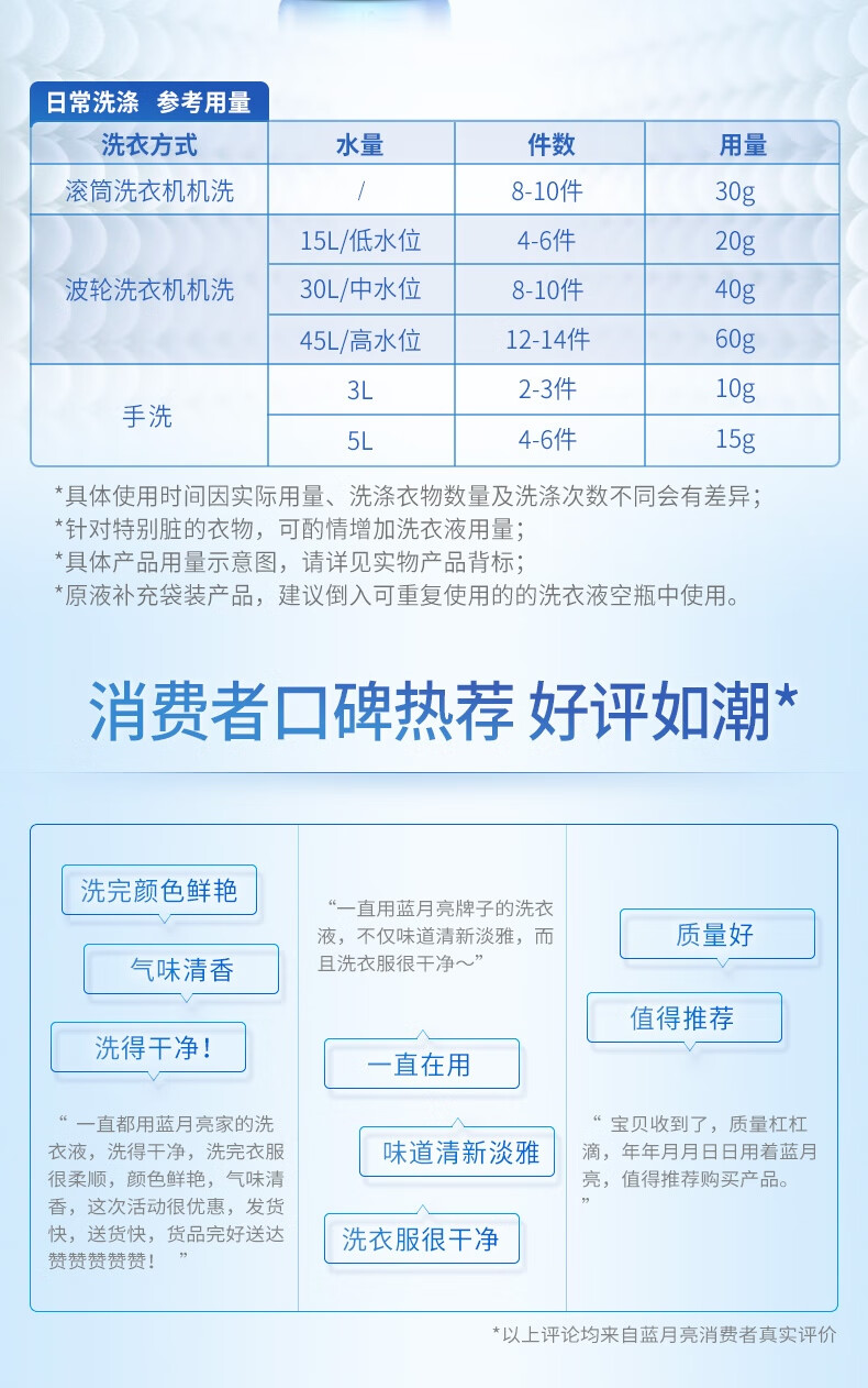 蓝月亮洗衣液套装 亮白洗衣液瓶装2kg*2+袋装1kg*3 薰衣草香