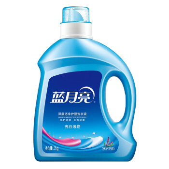 蓝月亮洗衣液套装 亮白洗衣液瓶装2kg*2+袋装1kg*3 薰衣草香