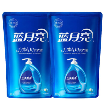 蓝月亮手洗专用洗衣液 补充套装 1kg袋*2