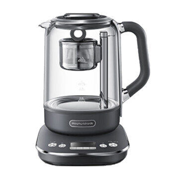 morphy richards摩飞养生壶 煮茶器家用煮茶壶 智能全自动升降电热烧水壶玻璃茶壶 MR6088深空灰