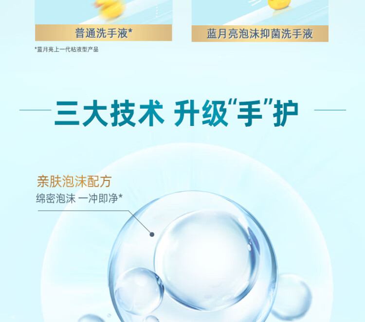 蓝月亮泡沫抑菌洗手液（鲜果薄荷）255ml