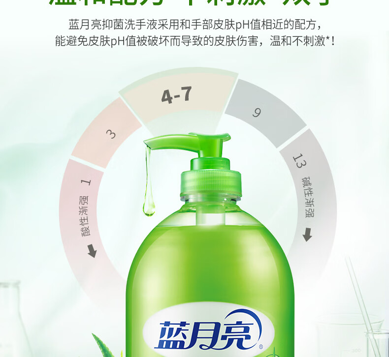 蓝月亮芦荟洗手液套装:洗手液瓶500g*3+瓶装补充装500g*3