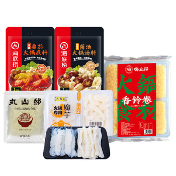 海底捞 开学季 一人份 魔芋结+肚粉丝套餐三