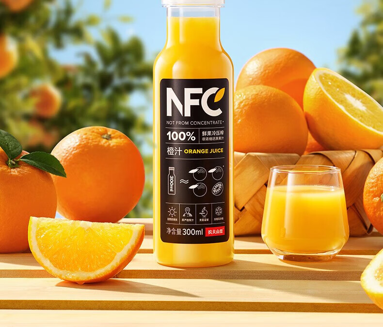 农夫山泉100%NFC礼盒300ml*10瓶