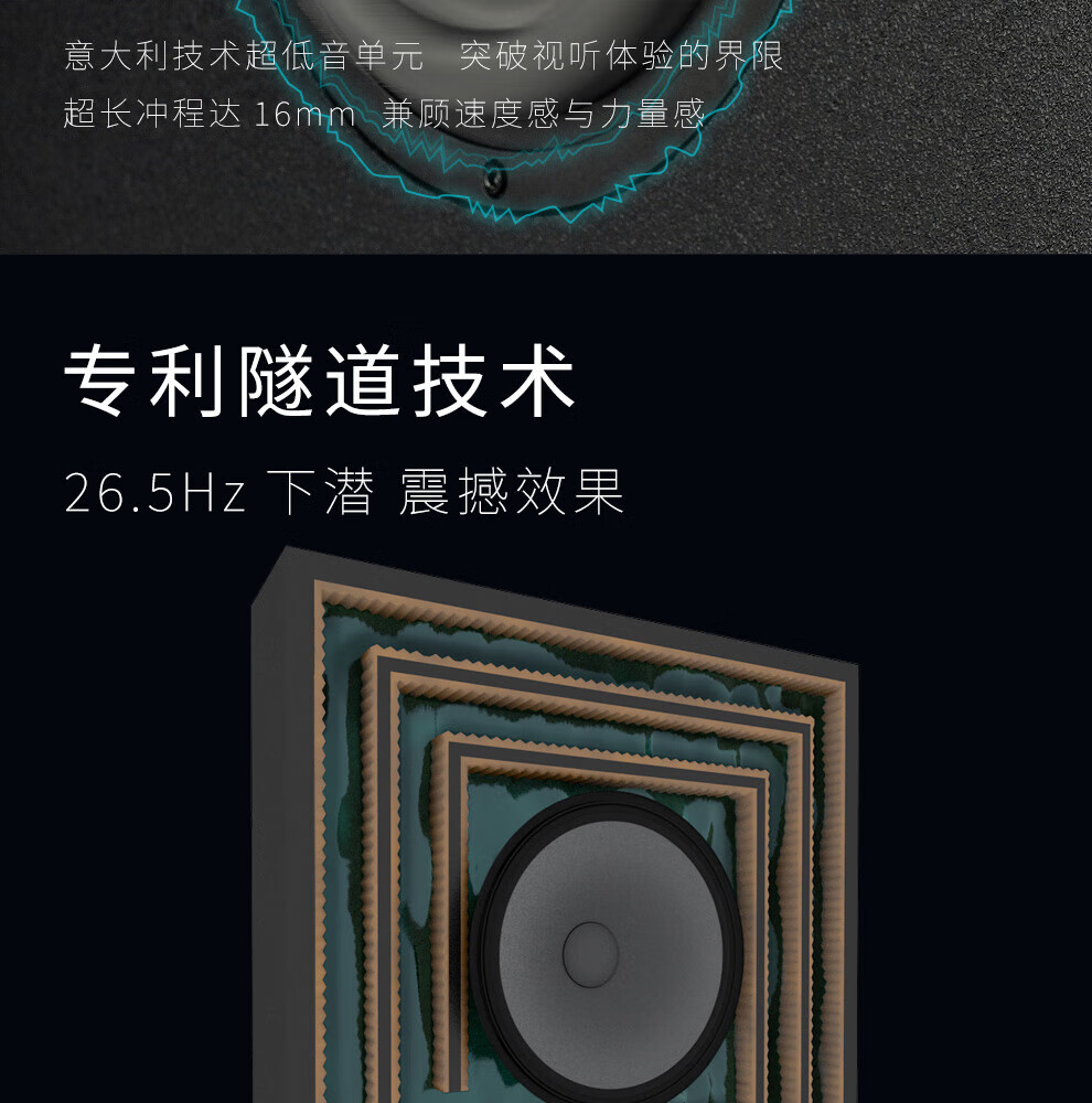 完美本色（Perfect Pure） 专业8吋超低音音箱家庭影院娱乐健身家用K歌 黑色 S8 Pro