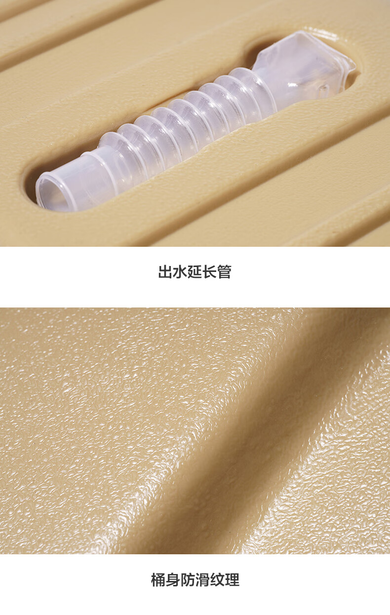 牧高笛储水桶户外野餐露营大容量车载水桶pro13LNX21674009暖沙色