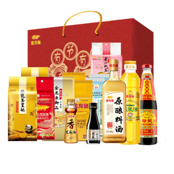 金龙鱼 粮油礼盒节日送礼大礼包D款4900g+1130ml