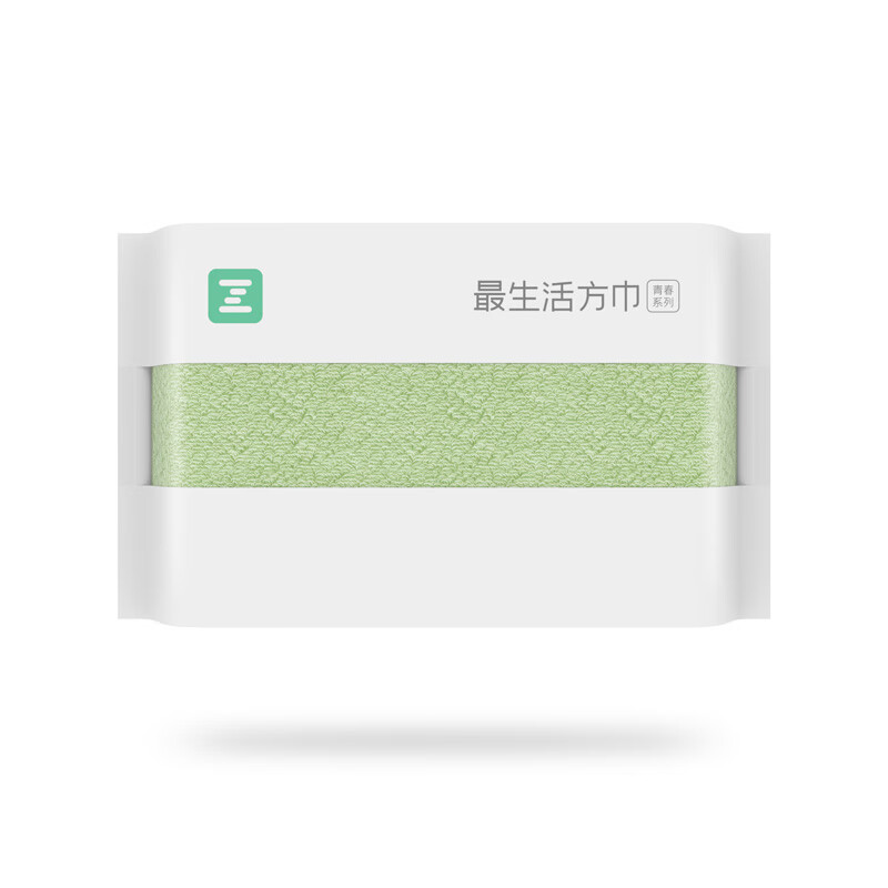 最生活 小毛巾方巾青春系列? A-1162白色 3条装