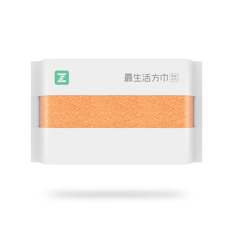 最生活 小毛巾方巾青春系列? A-1162白色 3条装