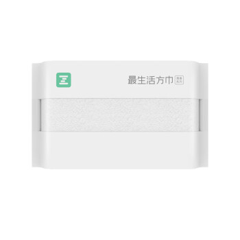 最生活 小毛巾方巾青春系列? A-1162白色 3条装