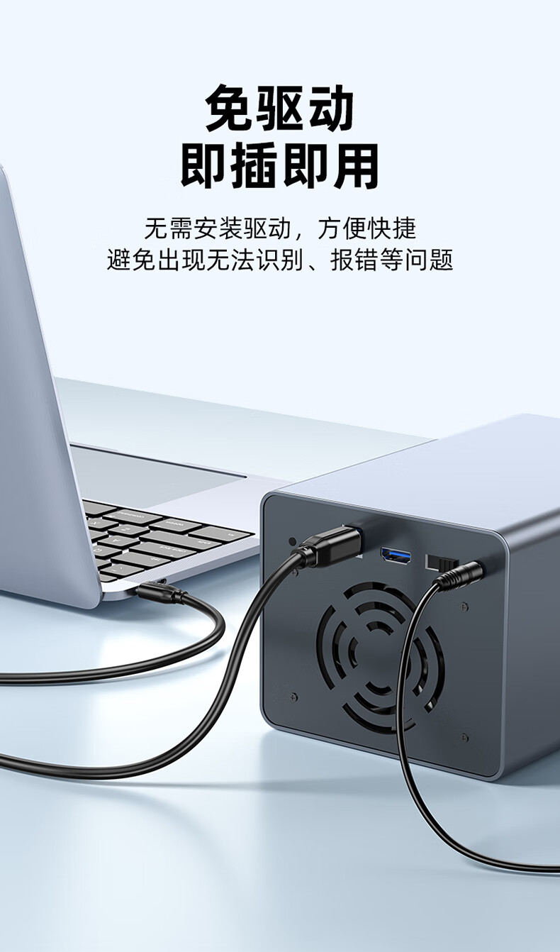山泽(SAMZHE)  CTB10 Type-c转2.0打印机线 方口接头打印数据线 适用爱普生惠普HP佳能打印机 1米