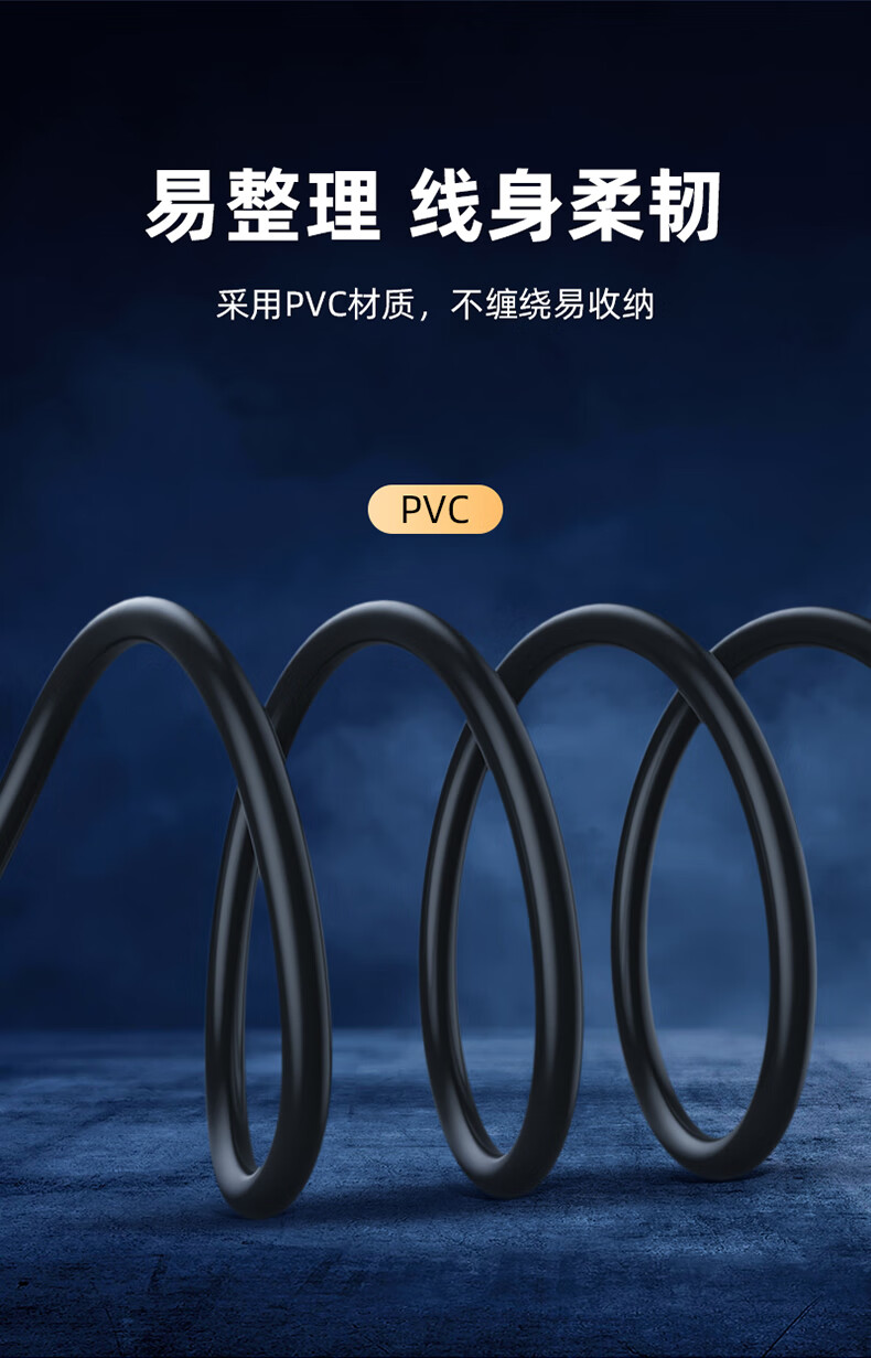山泽(SAMZHE)  CTB10 Type-c转2.0打印机线 方口接头打印数据线 适用爱普生惠普HP佳能打印机 1米