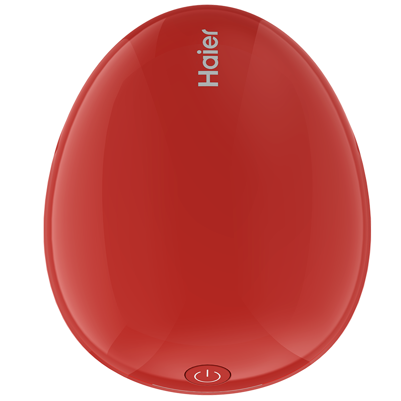 海尔（Haier）头部按摩器充电式头皮按摩仪干湿两用电动龙抓手颈肩背腰腿部全身可用节日礼物 HTJ-H01R红色
