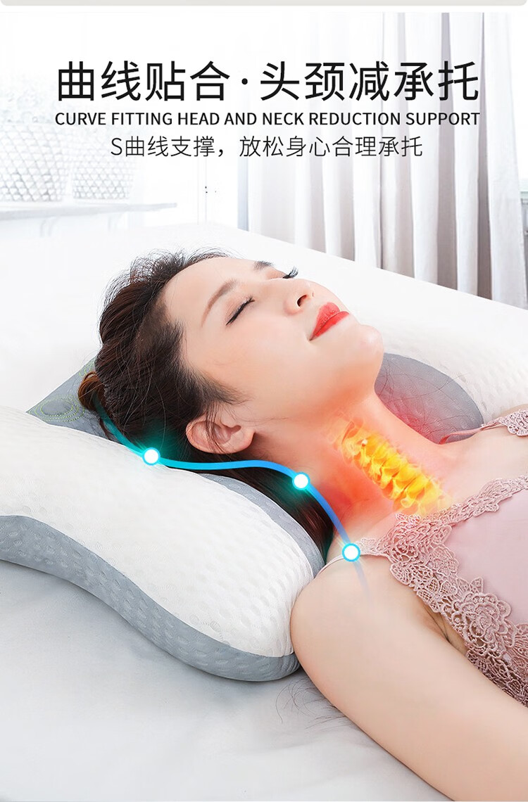 上亨（shangheng）颈椎器家用多功能肩颈部按摩枕头热敷揉捏头部按摩 SHZH-JKA001-1