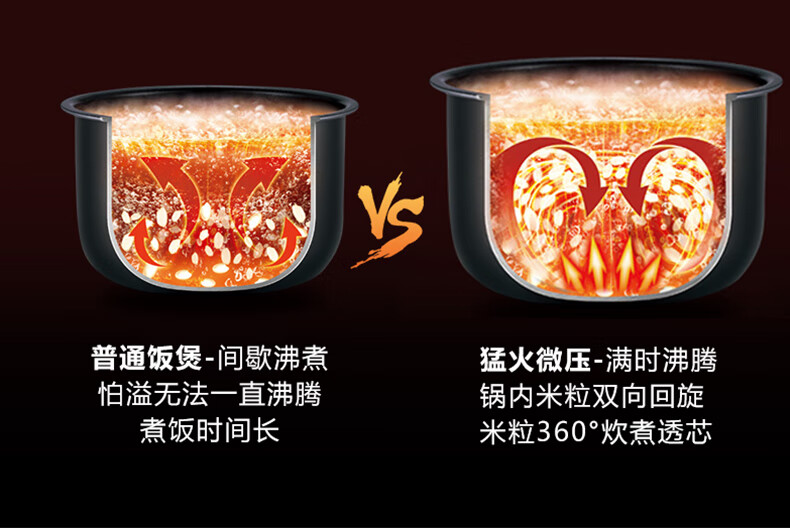 美的（Midea）  电饭煲家用智能定时预约MB-FB40XQD61 4L大容量