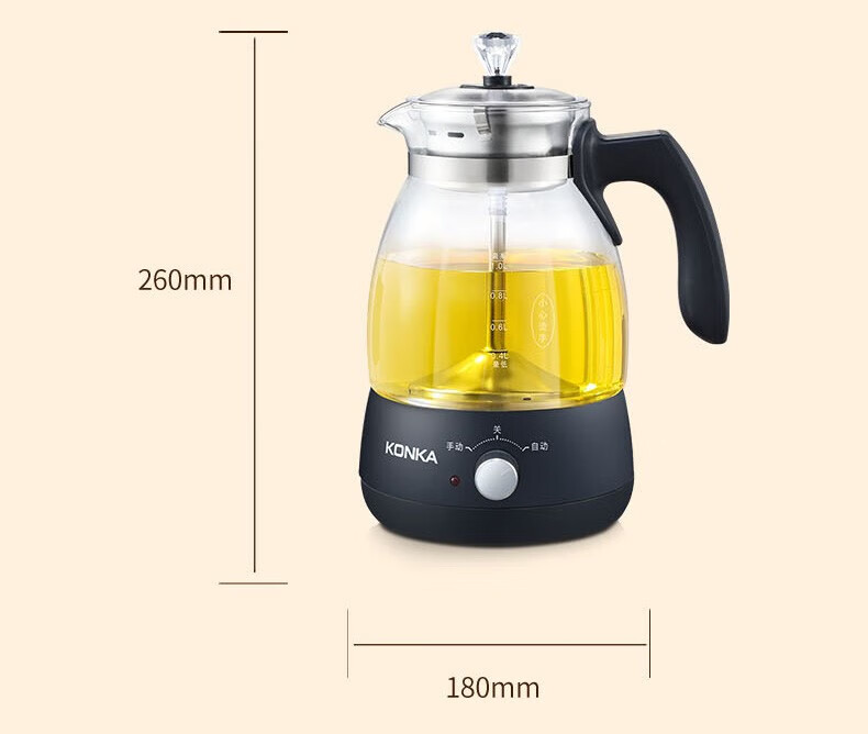 康佳 智能萃取煮茶壶多功能煮茶器 智能萃取壶ZCP01