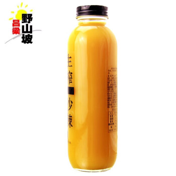 吕梁野山坡 沙棘汁圆瓶沙棘玻璃瓶装350ml 6瓶装