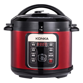 康佳（KONKA）电压力锅家用多功能5L家用电压力锅 KYLG-5011E-R