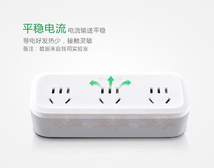 公牛（BULL）插排/多功能插座/一转多保护门/ 转换插座/转换器 适用于卧室厨房 3位总控开关一转三 GN-933K