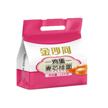 金沙河鸡蛋麦芯挂面1.5kg*1袋