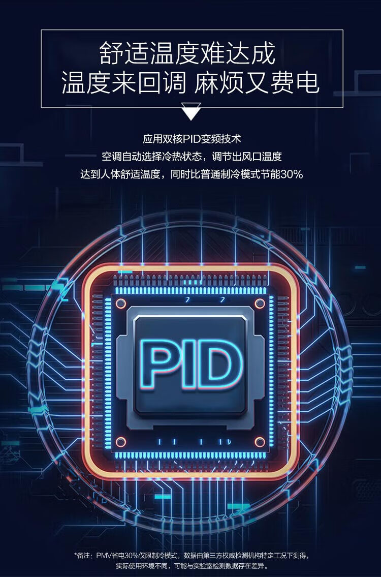 海尔（Haier）大1匹壁挂式空调 快速冷 PID变频 一级能效低噪自清洁 空调挂机 KFR-26GW/B0MCA81