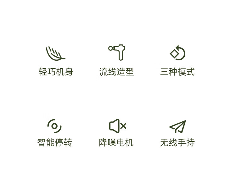 蓓慈（Beici）腰部按摩器 按摩枪 筋膜枪 深层肌肉放松电动迷你肌膜 便携长续航 节日礼物 BA507A2深海绿