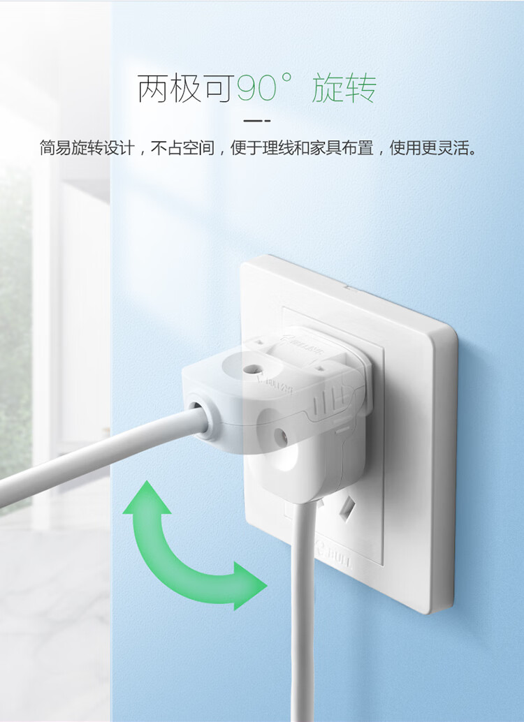 公牛（BULL）二三脚插头3脚空调插 2脚电源插座无线/自行接线 GNT-10L6二脚10A插头(独立包装）
