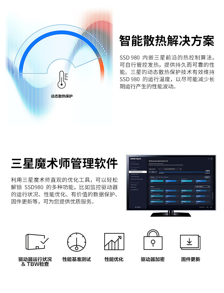 三星 SAMSUNG SSD固态硬盘 M.2接口(NVMe协议) 980 250G（MZ-V8V250BW）