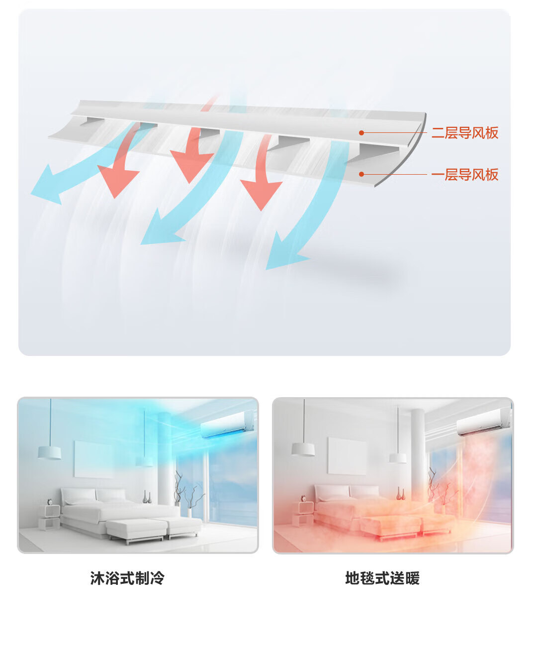 TCL 空调 大2匹 变频冷暖二级能效壁挂式空调挂机家用 KFRd-51GW/DBp-BR11+B2