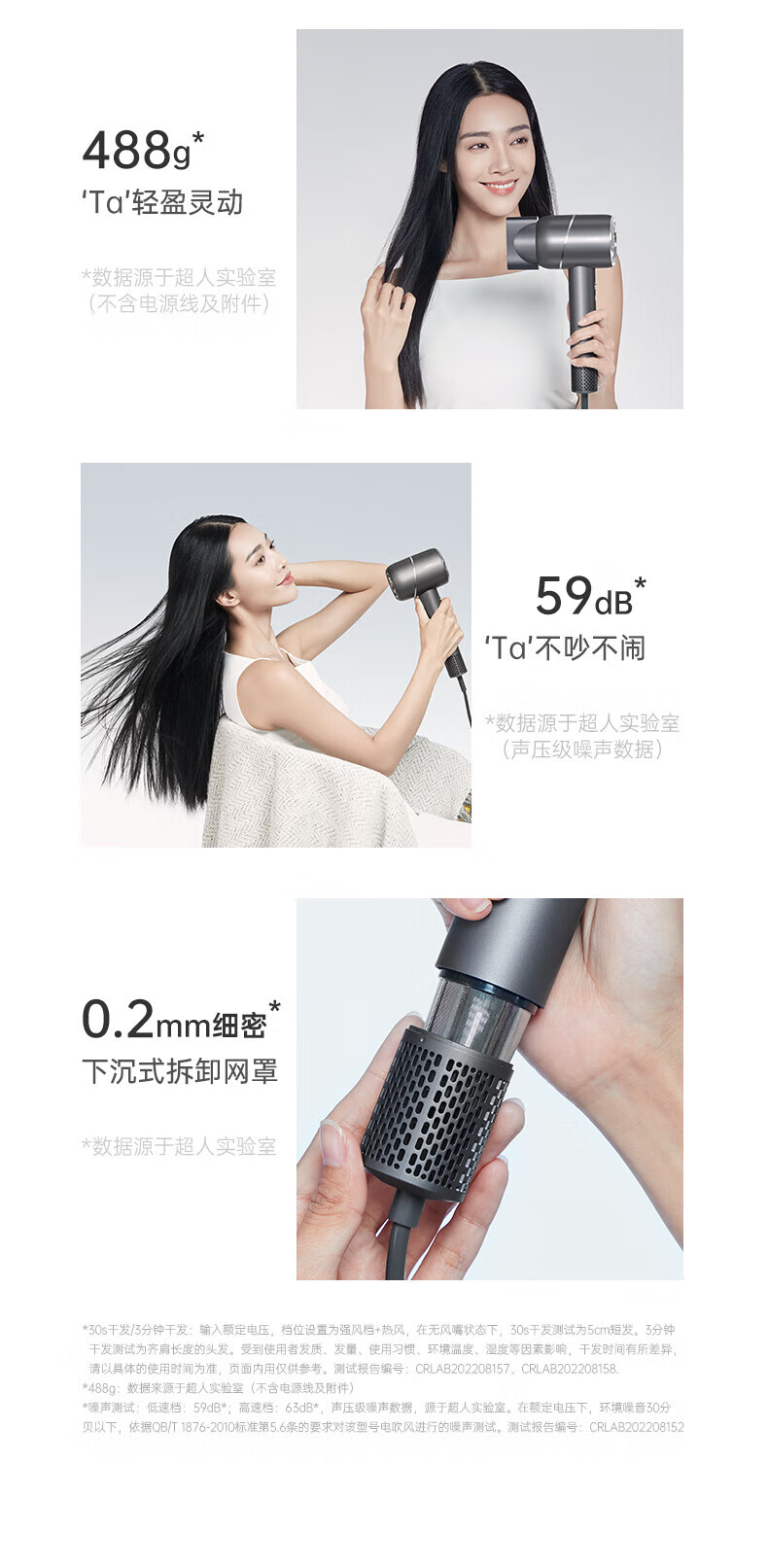 超人（SID） 吹风机家用大功率速干护发负离子高速吹风筒电吹风不伤发 超人高端智能吹风机 RD1680