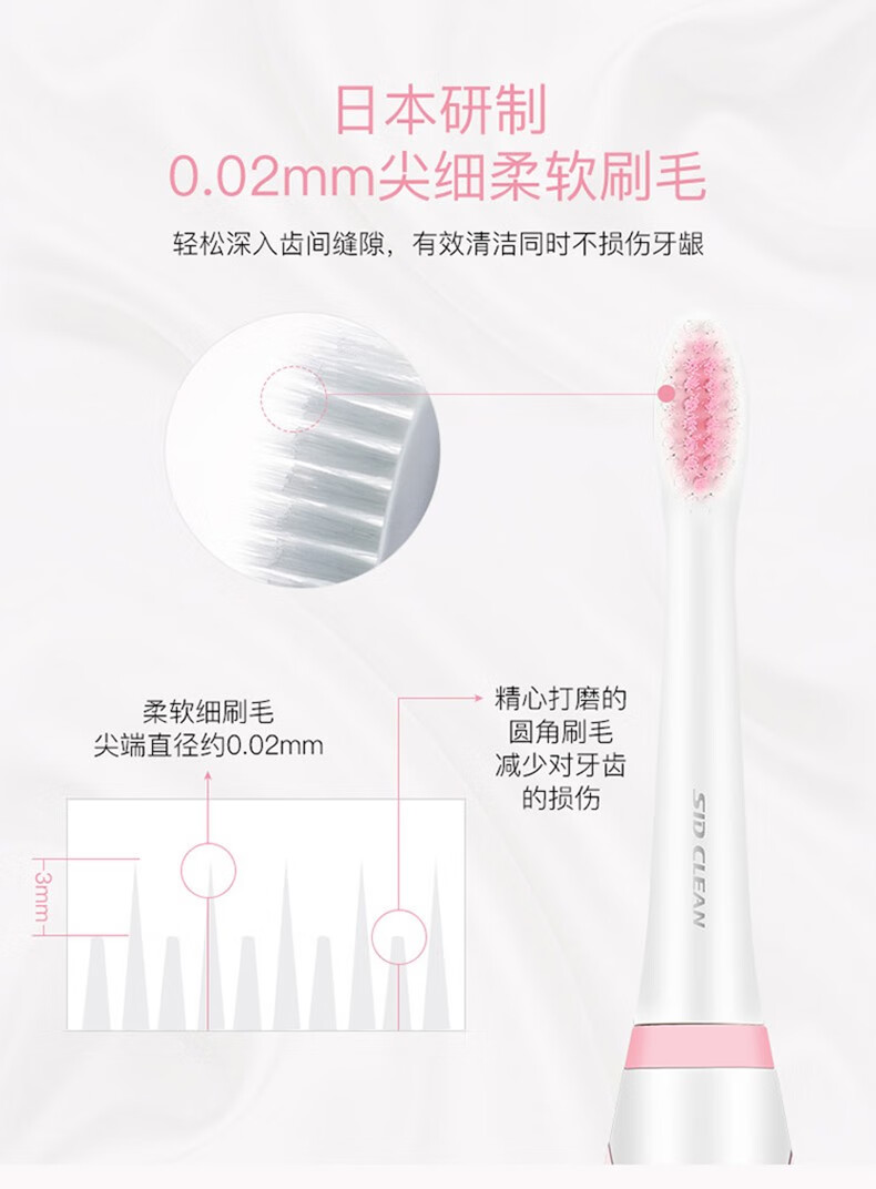 超人（SID） 成人电动牙刷情侣款家用软毛声波超震动全自动多档模式学生充电款RT710白