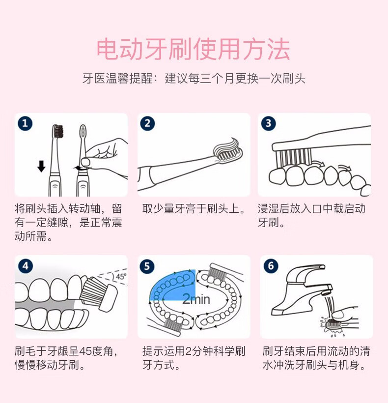 超人（SID） 成人电动牙刷情侣款家用软毛声波超震动全自动多档模式学生充电款RT710白