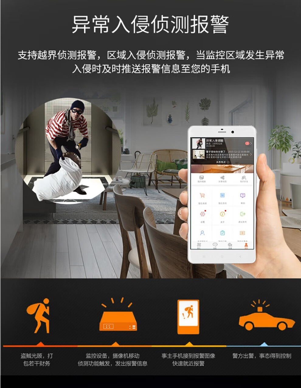 海康威视HIKVISION 电梯专用POE高清红外检测 警戒网线供电音频报警半球 DS-2CD3326FWDA3-IS/DT 镜头2.8mm