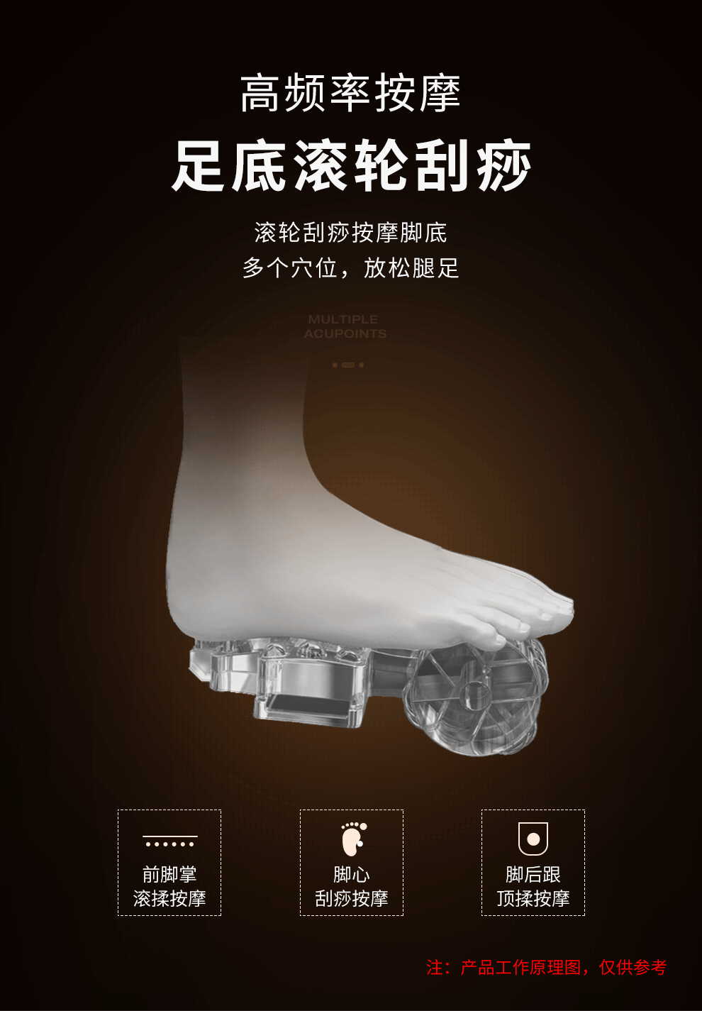 迪斯（Desleep）足疗机家用足部足底腿部按摩器脚部脚底按摩仪美腿机仪 送长辈父母礼物 贵宾银 DE-F16 pro 魅力银